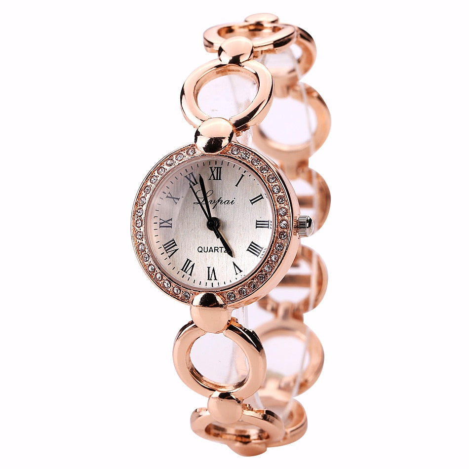 Luxury Silver Watch Bracelet
