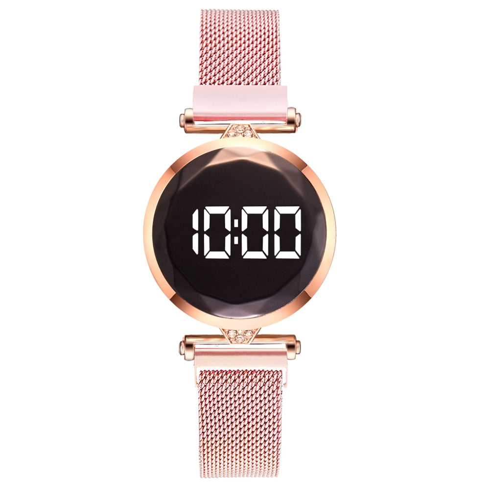 Rose Gold Digital Watch